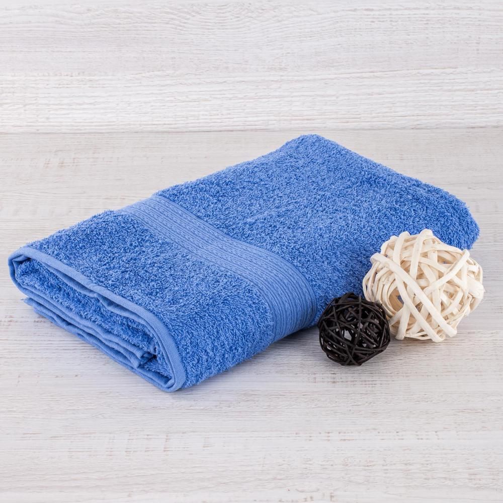фото полотенце махровое - голубое