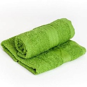 фото полотенце махровое - зеленое