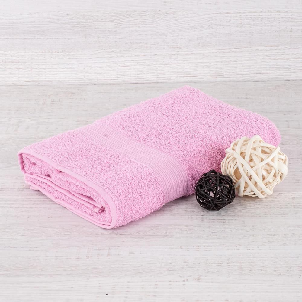 фото полотенце махровое - розовое