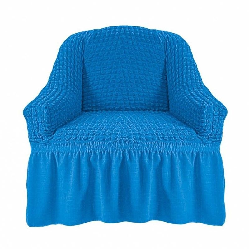 фото чехол на кресло с/о - синий