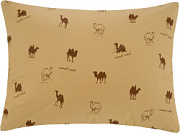 фото подушка верблюд тик 50x70