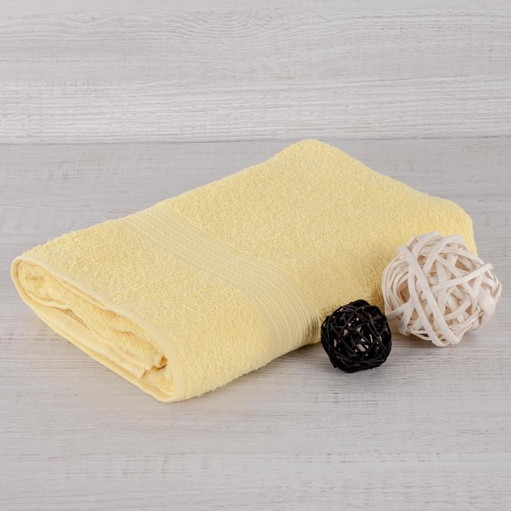 фото полотенце махровое - лимонное