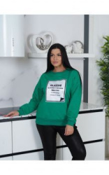 фото молния кофта женская зеленый