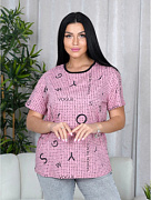 фото каролина футболка женская (розовый)