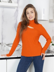 фото марсель водолазка женская (рыжий)
